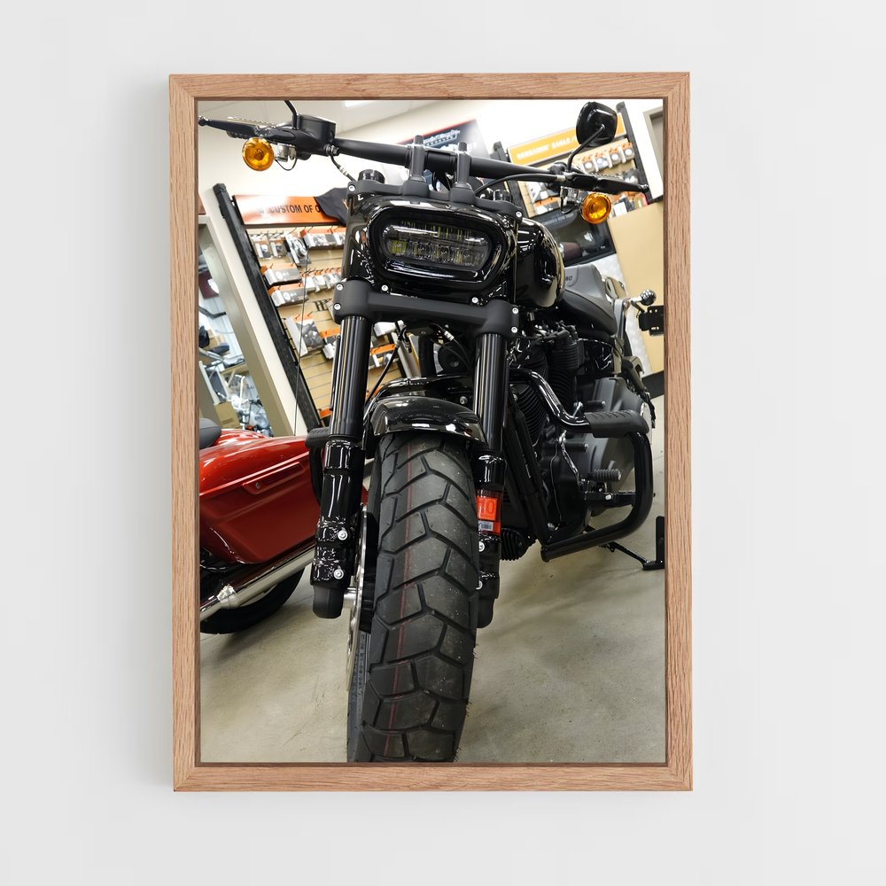 Poster Fat bob magnifique – affiche Harley-Davidson (vue 4)